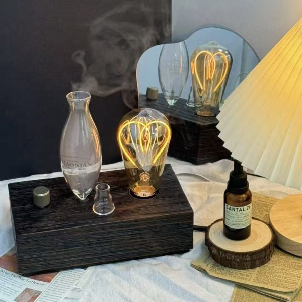 Mistora HeartGlow Wooden Aroma Diffuser