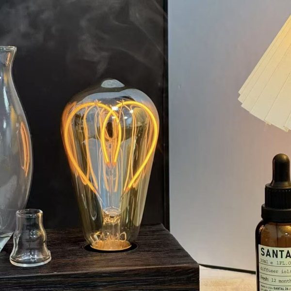 Mistora HeartGlow Wooden Aroma Diffuser