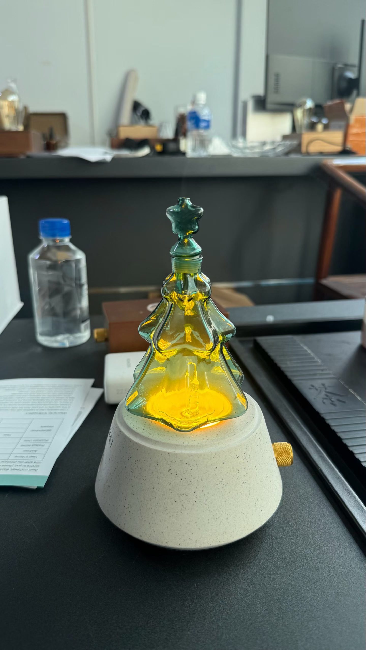 Christmas Tree Glass Aroma Diffuser - Image 2