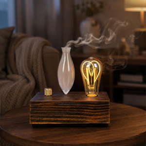 Mistora HeartGlow Wooden Aroma Diffuser - Image 3